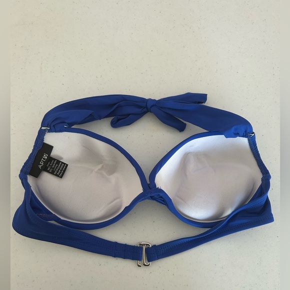 Apt.9 blue bikini Top shell push up Size Medium - Picture 14 of 16